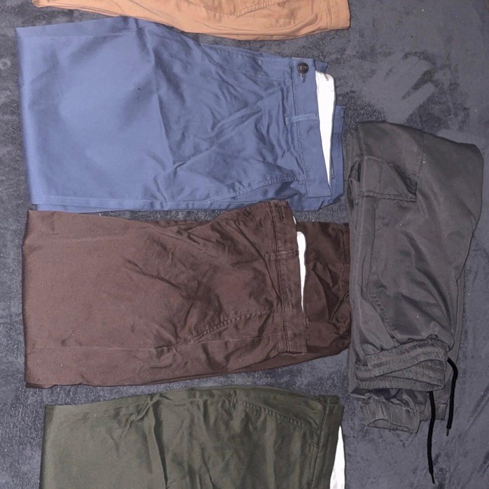 Men's Assorted Color Pants- $12 each or make me an offer for all.